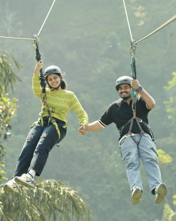 Ziplining
